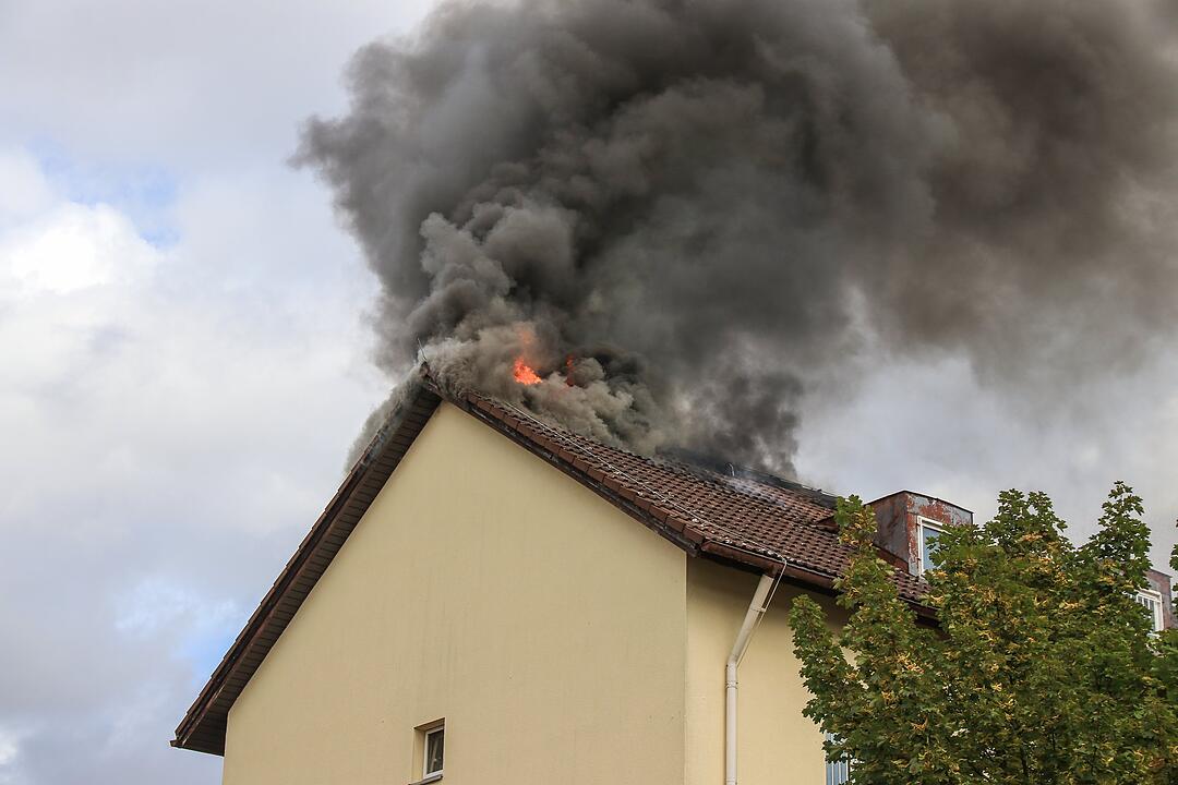 Großbrand im ANKER-Zentrum Bamberg