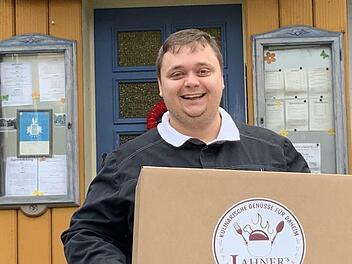 Marcus Müller mit seiner Lahner-Boxprivat
