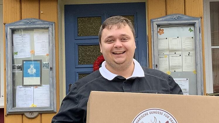 Marcus Müller mit seiner Lahner-Boxprivat