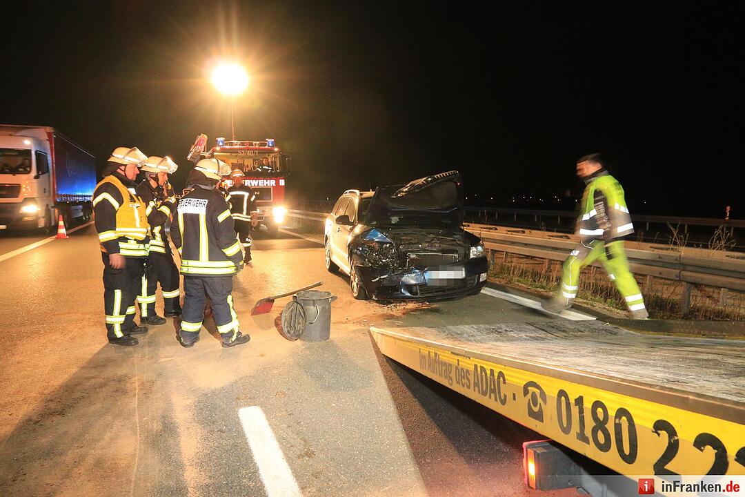 Unfall auf der A3 bei Höchstadt