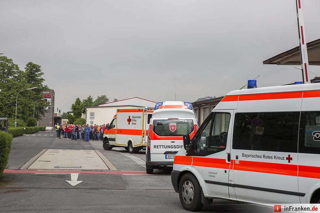 Explosion in Schaeffler-Werk in Eltmann