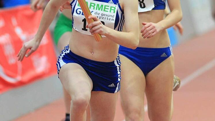 Guter Staffel-Lauf: Annika Kirchner. Foto: Kiefner