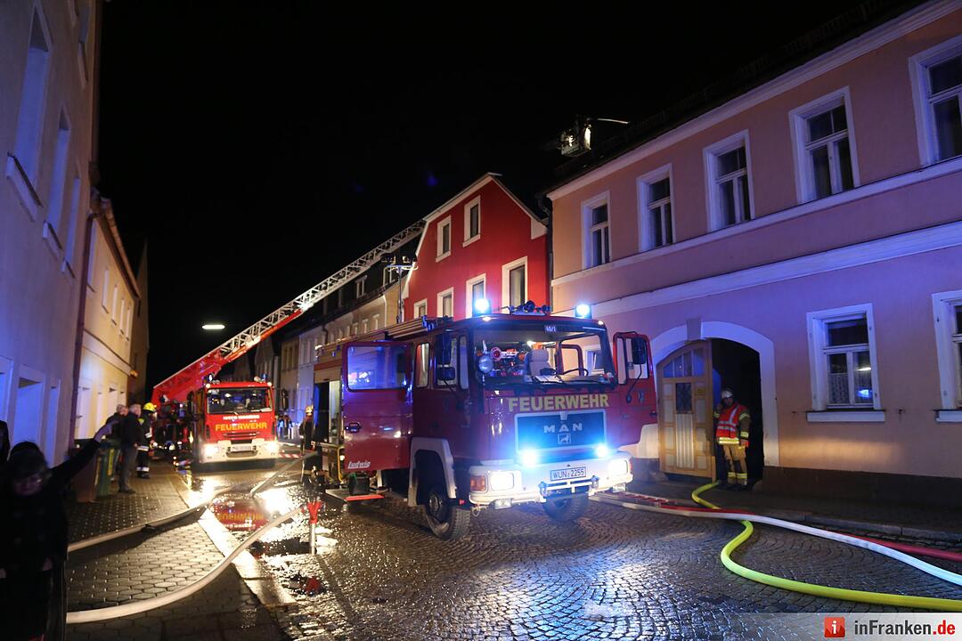 Grossbrand im ehemaligen Kinosaal in Kirchenlamitz