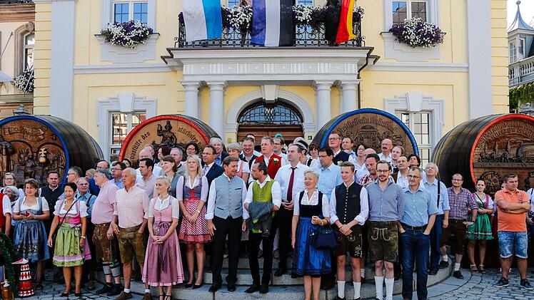 Die Kulmbacher Bierwoche ist eröffnet. Foto: Matthias Hoch