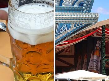 W&uuml;rzburg: Ma&szlig;preis bei Kiliani-Volksfest 2023 deutlich gestiegen - Brauerei stellt Bier vor