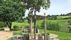 Ein Vorbild für das Stelen-Urnenfeld fand der Gemeinderat Fuchsstadt in Oberleichtersbach.