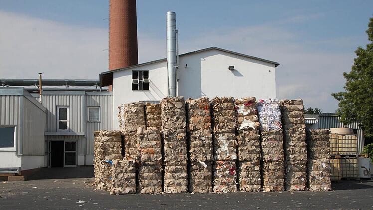 Die Reste: Was bei der Produktion übrig bleibt, wird abgeholt und weiterverarbeitet. Foto: Ulrike Müller