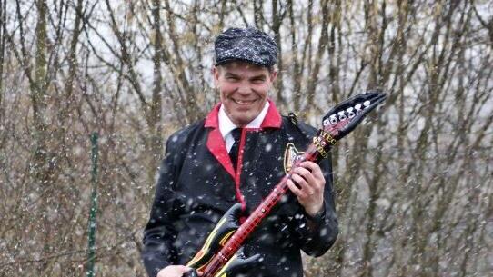 Peter Peifer mit "Lazlo" und "Xaver"