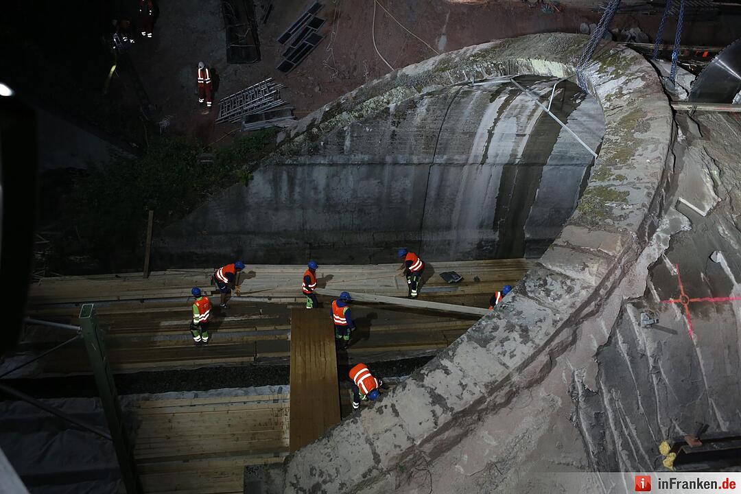 Brückenabriss in Kronach