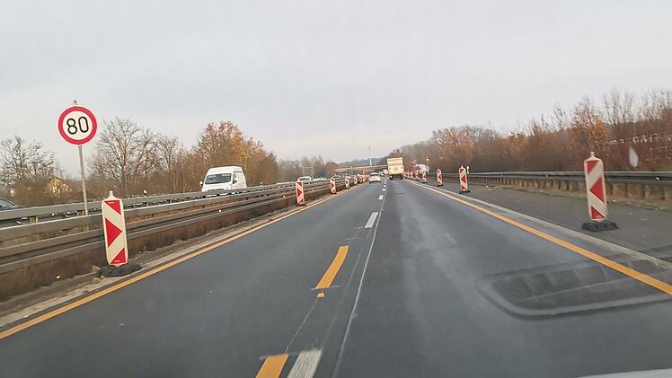 Autobahn A73 zwischen Forchheim und Bamberg