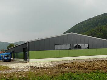 Die neue Werkhalle von Giessegi in Streitberg. Foto: Pöhlammn