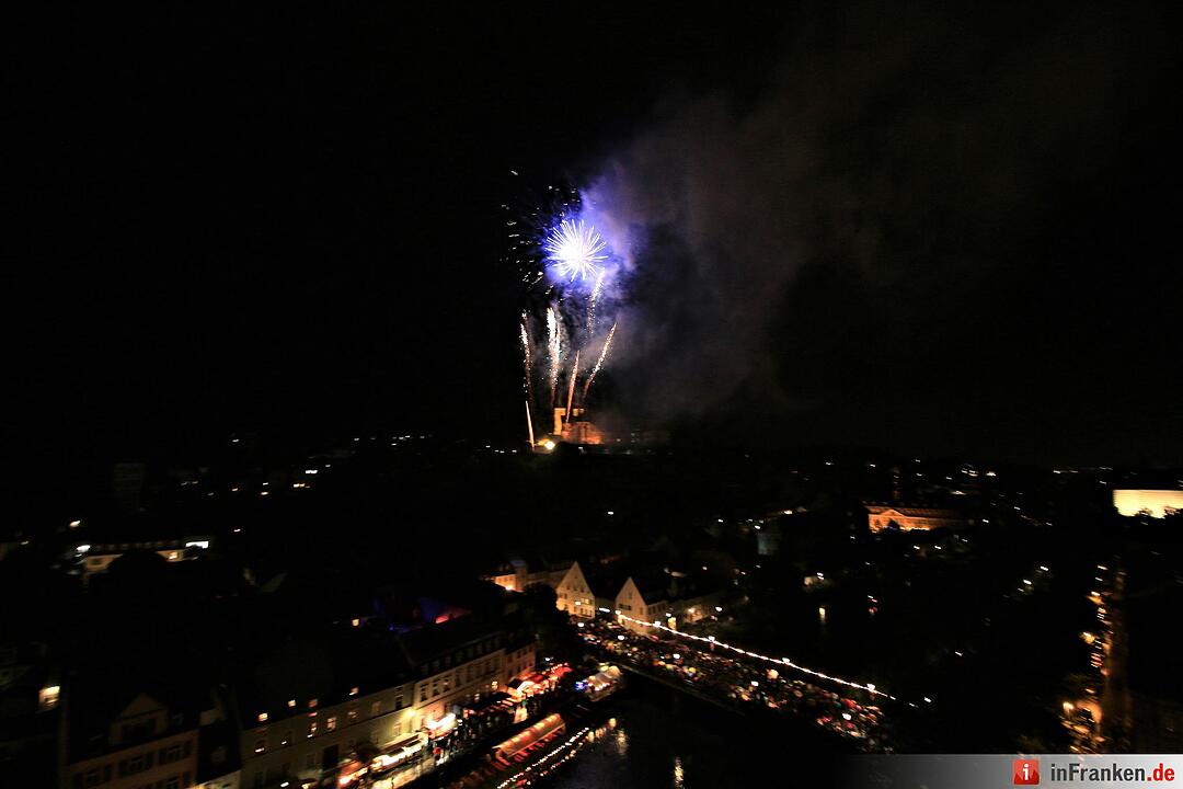 Sandkerwa-Feuerwerk in Bamberg