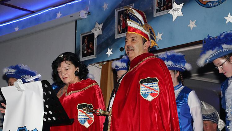 Das allererste Gehülzer Prinzenpaar waren einst Christine und Karl-Heinz Axt. Foto: Rainer Glissnik
