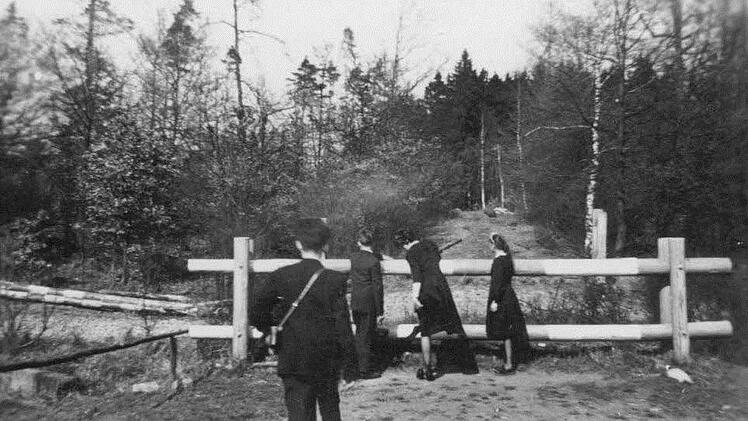So sah die Grenze zur DDR bei Ermershausen nach dem Krieg aus. Damals war sie noch ohne Lebensgefahr zu überwinden.