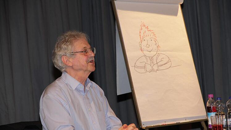 Paul Maar bei der Autorenlesung in Eggolsheim Foto: Mathias Erlwein