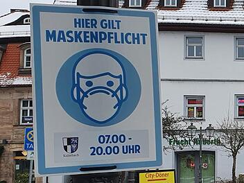 In Kulmbach gilt Maskenpflicht. Doch viele halten sich nicht daran.
