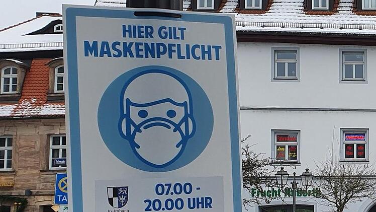 In Kulmbach gilt Maskenpflicht. Doch viele halten sich nicht daran.
