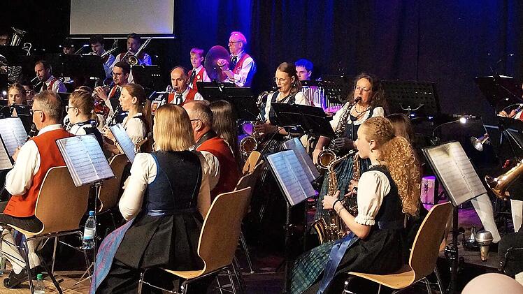 Die Blaskapelle Ebenhausen.