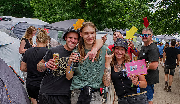 4 Tage Camping, 3 Tage Konzerte