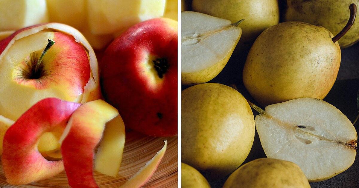 Apples and pears in a nutritional comparison: Which fruit is healthier?