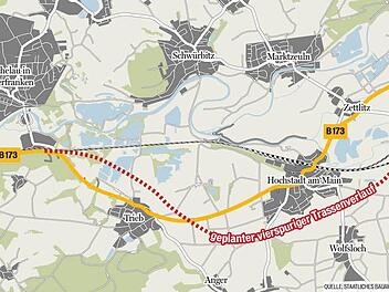 Der geplante Trassenverlauf Grafik: Franziska Schäfer