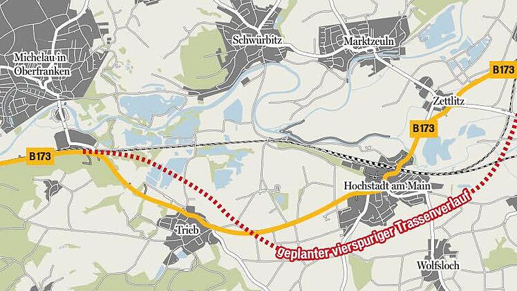 Der geplante Trassenverlauf Grafik: Franziska Schäfer