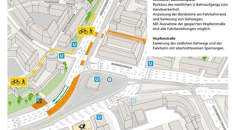 Am 24. April beginnen die Umbauarbeiten am Nürnberger Bahnhofsplatz. Bild: Stadt Nürnberg