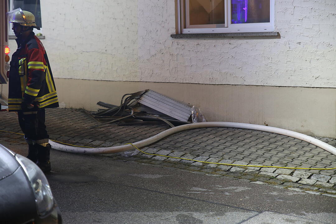 Mann stirbt bei Feuer in Georgensgmünd