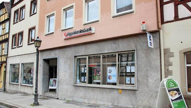 Wie geht es mit der HypoVereinsbank in Münnerstadt weiter? Diese Frage soll sich in den nächsten Wochen entscheiden. Foto: Heike Beudert
