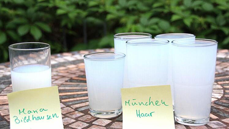 Die Regenmenge von Mai und Juni in Maria Bildhausen und Haar zeigt,wie groß der Unterschied zwischen dem südlichen und dem nördlichen Bayern ist.  Foto: Heike Beudert