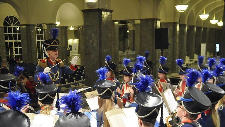 Das Jugendmusikkorps Bad Kissingen überzeugte bei seinem Konzert in der Wandelhalle.