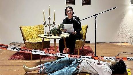 Ein Literarischer Krimiabend fand in der Katholischen Öffentlichen Bücherei (KÖB) Ramsthal statt.