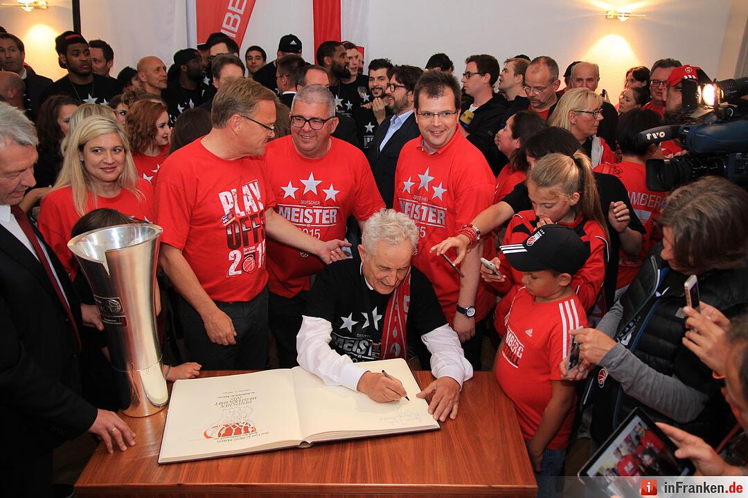 Meister-Party am Maxplatz