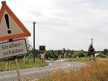 Damit dieses Schild bald nicht mehr dort stehen muss, wird der Bahnübergang erneuert.  Foto: Niklas Schmitt