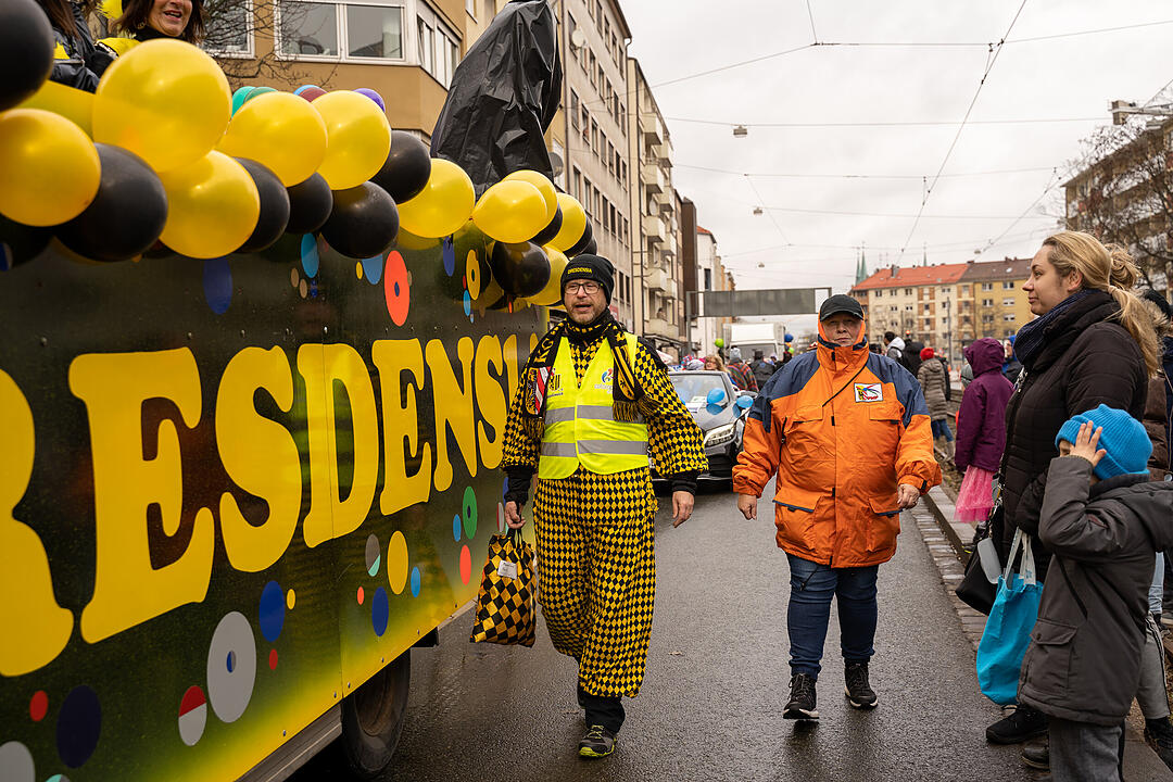 Der traditionelle Umzug zog ca. 70.000 Faschingsfreunde an.