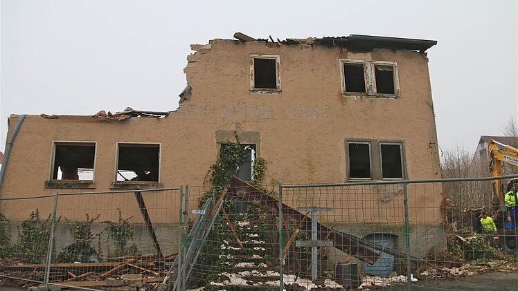 Abriss des "Stern" in Schwärzelbach  Foto: Gerd Schaar