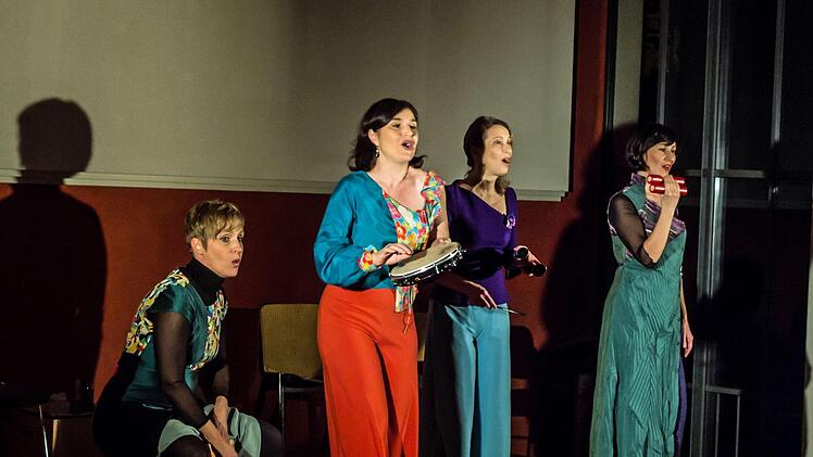 Impressionen vom Gastspiel des Berliner Vokal-Quartetts Aquabella in der Coburger Reihe "Cultur im Contakt".Foto: Jochen Berger