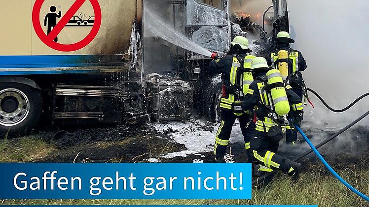 Polizei ermahnt Gaffer nach Unfall auf A9