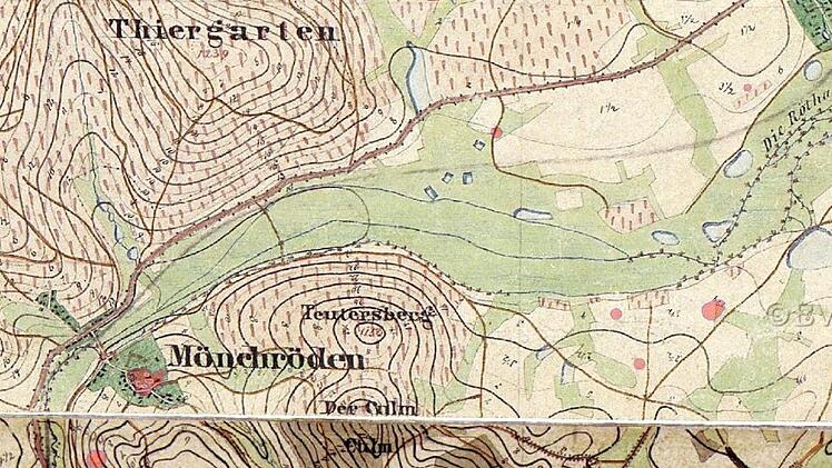 Anfang des 19. Jahrhunderts sind die großen Teiche verschwunden. Foto: Rainer Lutz