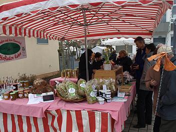 Der Regionalmarkt soll heuer am 20. September in Oberwerrn stattfinden. Unser Foto entstand beim Markt in Oerlenbach. Archivfoto: Stefan Geiger