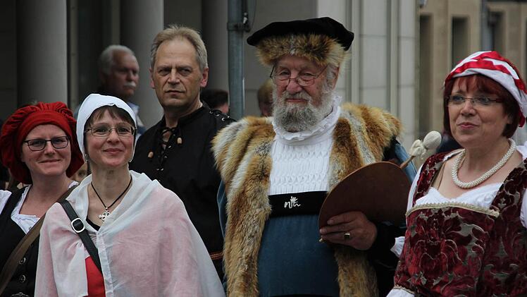 Historischer Festzug durch Kronach. Foto: Marco Meißner