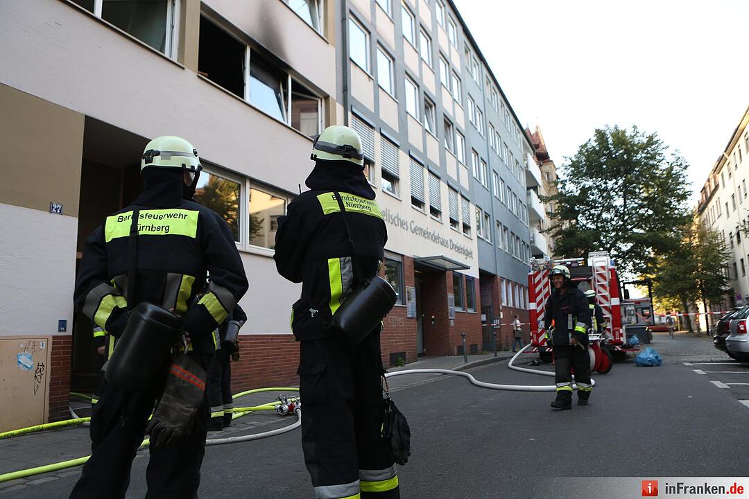Brand in Nürnberg-Gostenhof