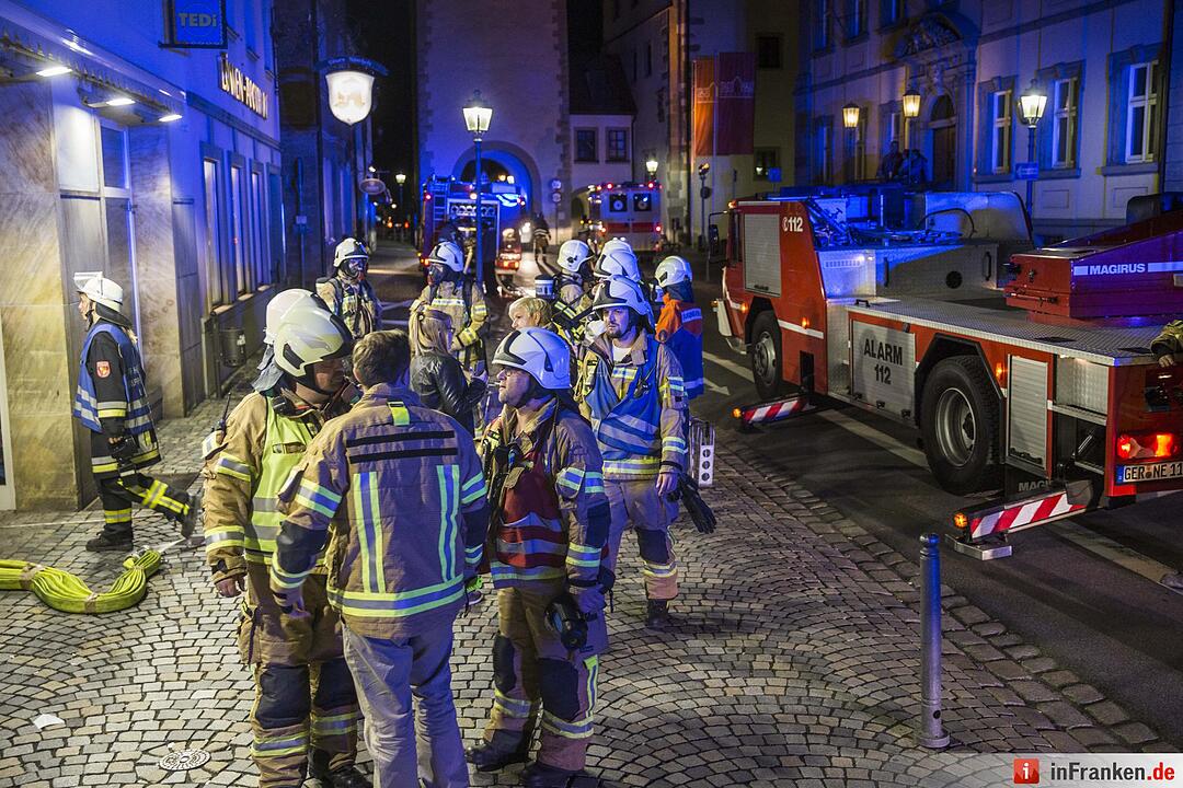 Brandgeruch sorgt für Feuerwehreinsatz in Haßfurter Innenstadt