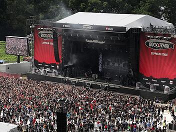 Das Festival-Gelände von Rock im Park in Nürnberg. Foto: Daniel Karmann/dpa