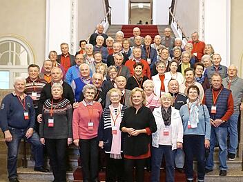 Alexandra Hiersemann (vorne Mitte) hatte die Herzogenauracher eingeladen. Foto: privat