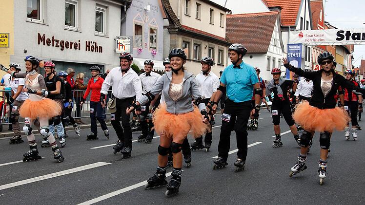 Die "Hoddn Doddn" beim Start in Forchheim