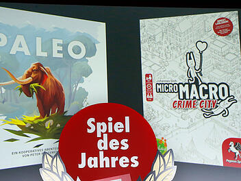 Spiel des Jahres 2021 -  MicroMacro: Crime City und Paleo