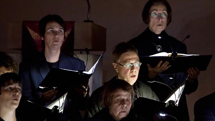 Die "Kleine Kantorey" und der Projektchor "Vox nova" beeindruckten bei ihrem gemeinsamen Auftritt in der Coburger Johanneskirche. Foto: Jochen Berger