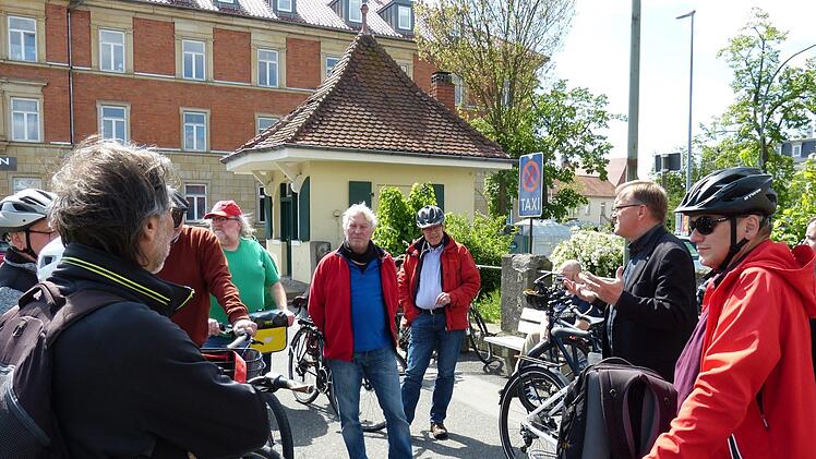 Fahrradtour zum Bahnausbau in Bamberg am 10. Mai 2019. Foto: Julian Megerle
