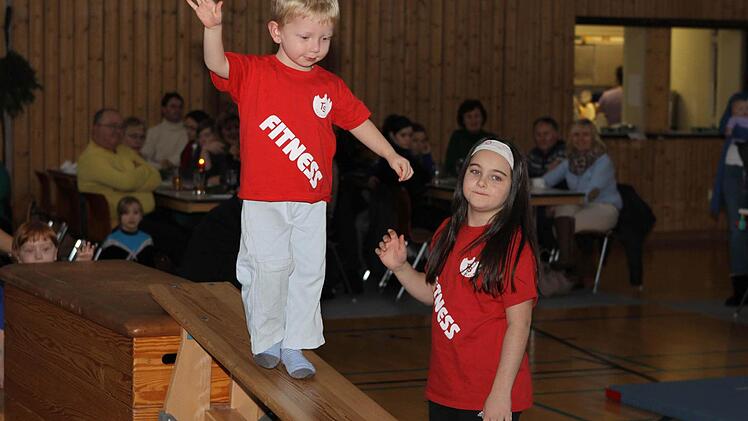 Fitnesszwerge und -kinder